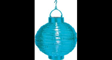 RTM Lighting Solar Lantaarn -Blauw -Wit Licht -22CM -Zonne-Energie