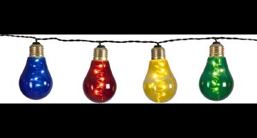 RTM Lighting Feestverlichting 360cm met 10 lampjes -Warm Wit - prikkabel - lichtsnoer