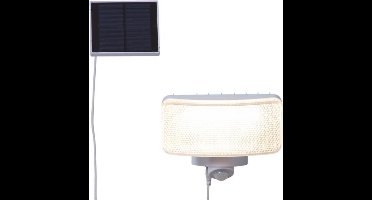 RTM Lighting Solar Wandlamp -Wit -Warm Wit -16CM -Beweginsmelder