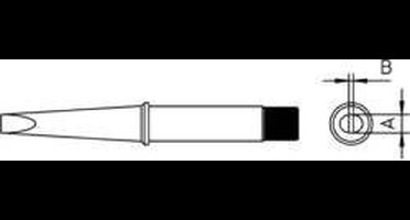 Weller 4CT6D71 Soldeerpunt Beitelvorm recht Grootte soldeerp