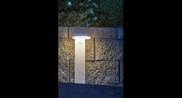 RTM Lighting Solar Staande buitenlamp -Wit -60CM -Beweginsmelder