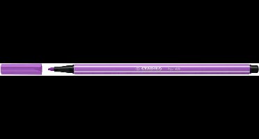 STABILO Pen 68 Brush - Premium Brush Viltstift - Plum Paars - per stuk