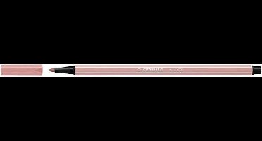 STABILO Pen 68 Brush - Premium Brush Viltstift - Blush Roze - per stuk