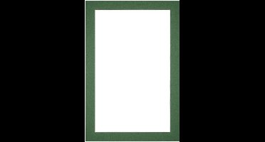Passe-Partout Fotomaat 35x55 cm - Lijstmaat 40x60 cm - Groen Bos - Museumkarton - Fotolijst niet inbegrepen