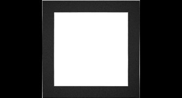 Passe-Partout Fotomaat 30x30 cm - Lijstmaat 40x40 cm - Zwart - Museumkarton - Fotolijst niet inbegrepen