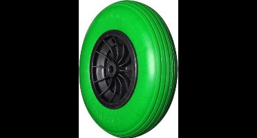 Kruiwagenwiel lekvrij dia 400mm as 20mm