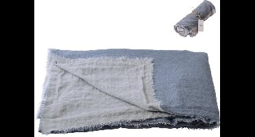 Gusta - Plaid - Blauw - 140x180cm