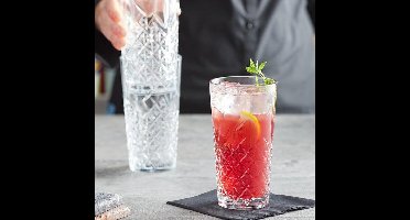 Pasabahce Longdrink Timeless- 470 ml - 4 stuk - Stapelbaar