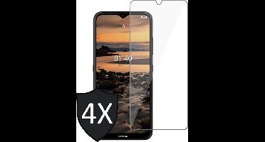 Screenprotector geschikt voor Nokia 1.4 - 4x Glas Screen Protector