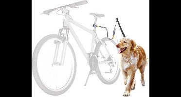 ZOOFARI® Honden Fietslijn - Lijnlengte 28 cm - Spiraalveer - Veilig leiden hond - Uitlaten -  Hondenlijn - Fiets - Hond