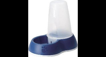 Savic Water Silo Transparant&Petrol - Hondenvoerbak - 26x17.5x23 cm