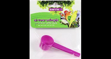 ESVE eivoer schepje -  8,5 x 2,5 x 2,5 cm - roze