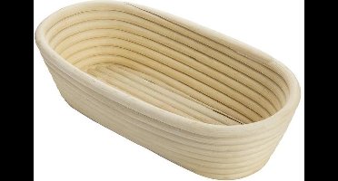 Westmark ovalen rijsmandje uit vlechtwerk 27.5x14x7.1cm