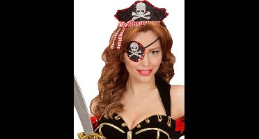 Mini piratenhoedje met ooglapje