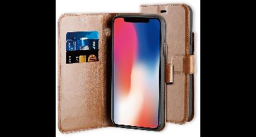 BeHello iPhone 11 Hoesje - Gel Wallet Case Met Ruimte Voor 3 Pasjes Bruin