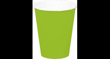 Lime Groene Bekers 350 ml - 8 stuks