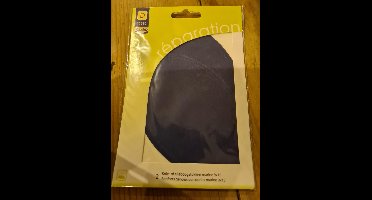 Sorbo Knie- / Elleboogstukken - 2 Stuks - Marineblauw - 9x15cm