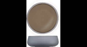 Iowa - Taupe-  Kommetje-  D16xh5,5cm - Porselein