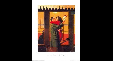 Kunstdruk Jack Vettriano - Back Where You Belong 40x50cm