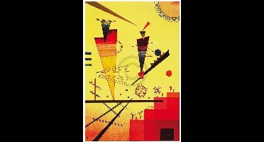 Kunstdruk Wassily Kandinsky - Structure joyeuse 60x80cm