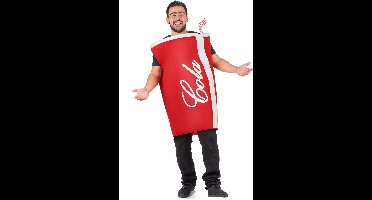 Vegaoo - Cola beker kostuum voor volwassenen