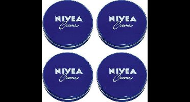 Nivea Crème Blik - Bodylotion - 150 ml - 4 stuks