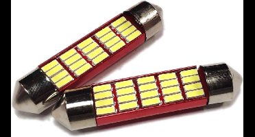 41MM LED - Canbus - 20SMD - 4014 - 12V / 24V - 2 stuks
