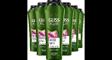 Gliss Kur BioTech Restore shampoo 6x 250 ml - Voordeelverpakking