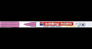 Edding Kreidemarker 4085 krijtstift Metaalachtig roze Rond 1 stuk(s)