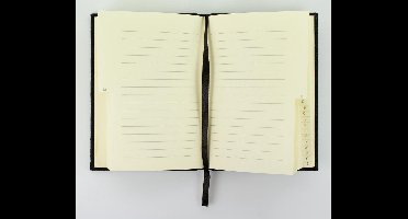 Kangaro alfabetboek - telefoonboek A t/m Z - A6 - hard cover - zwart - leeslint - sluitelastiek - K-5106