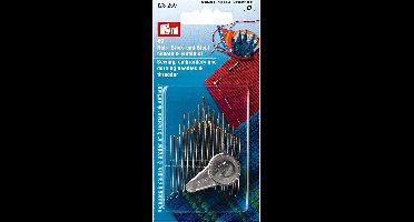 Naai-Borduur-Stopnaald-Draaddoorsteker Zilver Prym - 49 stuks