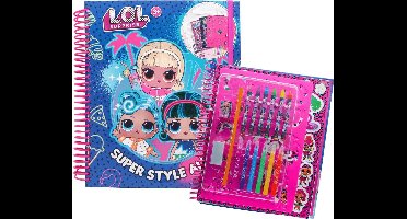 L.o.l. Surprise! Kleurboek Meisjes Papier Roze/blauw 16-delig