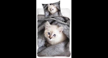Sweet Kitty Dekbedovertrek - 140 x 200 cm