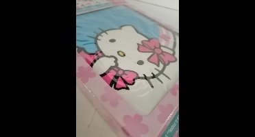 Hello Kitty - Muurstickers - Roze/blauw - Max. 23,8x22,3 cm