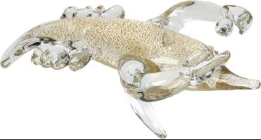 Wants&Needs Ornament Lobster Glas Goud 26 X 11 X 10.5