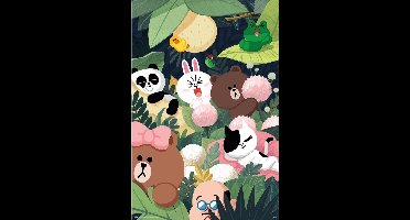 Line Friends Jungle - Maxi Poster 61 x 91,5cm