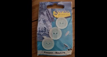 3 knopen wit/blanc sorbo