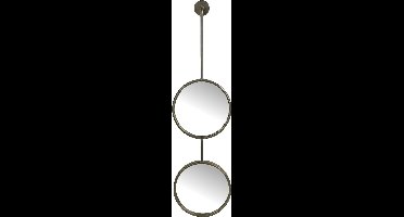 Wants&Needs Spiegel Metaal Zwart 25 X 6 X 93