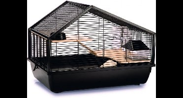 Beeztees-Knaagdierenkooi-Boas-58x38x43,5-cm-metaal-zwart