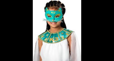 Studio 100 - K3 - Kattenmasker Meisjes 17 X 10 Cm Polyester Groen