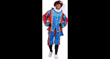 Piet velours Bilbao turquoise/rood (mt M)