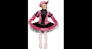 Pieten pak - jurkje met petticoat roze (mt 176) - Welkom Sinterklaas - Pietenpak kinderen - intocht sinterklaas
