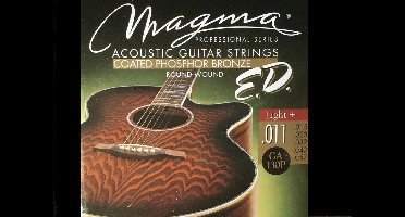 MAGMA GA130P prof. snaren voor akoestische westerngitaar, coated fosfor brons, Light + (011-052)