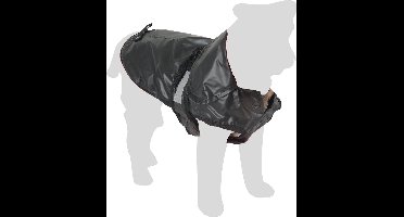 Flamingo Hondenjas Outdoor Gevoerd  - Zwart - 52 cm