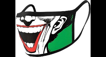 Dc Comics Mondkapjes Joker Face 11 X 16 Cm Katoen Wit 2 Stuks