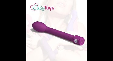 EasyToys - G-Spot Vibrator - Sex Toys voor Vrouwen - Gerichte G-Spot Stimulatie - Makkelijk te Bedienen - Paars