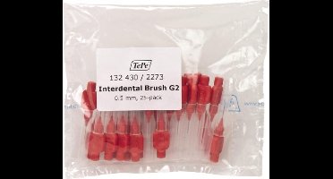 TePe Interdentale Ragers Origineel 0,5 mm Rood - 3 x 25 stuks - Voordeelverpakking