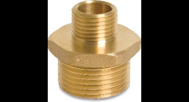 Mega Nr. 245 Verloopnippel messing 1 1/4" x 3/4" buitendraad