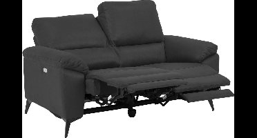 2-zits Relax Bank Ulven Grijs Barry 158cm - Giga Living