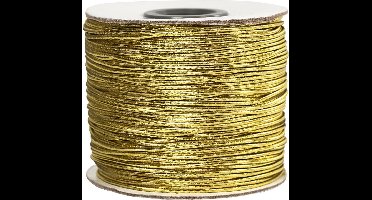 Elastisch koord, dikte 1 mm, goud, 100m